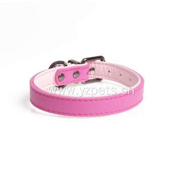 Colorful Pu Dog Collar